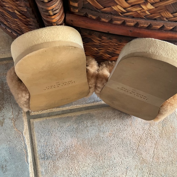 Jenny Kayne Shearling Slides - Picture 3 of 4